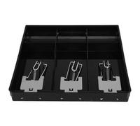 Ipetboom Portable Money Tray Cash Drawer with Multiple Compartments Plastic Cash Register Insert for Retailers Efficient Coin and Bill Organizer for Shops Offices and Businesses