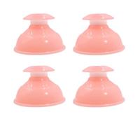 Ipetboom Portable Silicone Massage Cups Set 4pcs for Dry Cupping Therapy, Vacuum Suction Cupping Tool for Self-Massage on Arms and Back, for Home Use Random Color