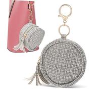 Ipetboom Pouch Zipper Holder Storage Bag for Nappy Changing Diaper Bag Tote Dummy Case Soft Lined Clip Attachment Portable