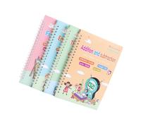 Ipetboom Practice Writing Book for Grooved Hard Pen Copybook Set Preschool Handwriting Workbook Alphabet Math Drawing Tracing Calligraphy Aid with Transparent Bag