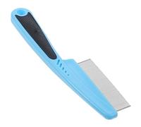 Ipetboom Professional Fine Tooth Comb for Dandruff Stainless Steel Comb for Adults Children and Pets Easy to Clean Small Pocket Size Anti-Bending Design