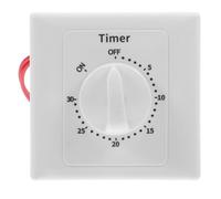 Ipetboom Programmable Countdown Timer Switch 30-minute Delay Relay Wall Timer for Lights and Fans Indoor Electrical Outlet Automatic Shutoff