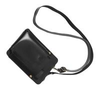 Ipetboom PU Leather Barber Waist Bag for Hairdressers Stylish Scissor Storage Pouch Adjustable Strap for Hairstylists and Barbers Portable Tool Organizer for Salon Use