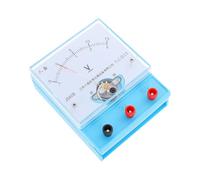 Ipetboom Push-Type Voltmeter for Physics Electricity Experiments, Practical Teaching Voltmeter Instrument for School Laboratory Use Accurate Voltage Measurement