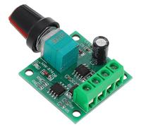 Ipetboom Pwm Dc Motor Speed Controller Switch Pcb and Aluminum Alloy Material with Self Fuse, Variable Voltage Regulator 1.8v-12v, 2a Output Current for Industrial Motor Control
