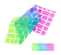 Ipetboom Rainbow Pattern Silicone Keyboard Protector Cover Compatible with Hp Pavilion 14 Laptop Dustproof Thin Keyboard Skin for Everyday Use