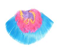 Ipetboom Rainbow Punk Wig Carnival Hairstyle for Halloween Christmas and Parties Eye-catching Costume Accessory for Memories