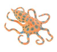 Ipetboom Realistic Blue Ringed Octopus Figurine Lifelike Sea Animal Model for Room Decor Educational Display Model Safe Lightweight Unique Design