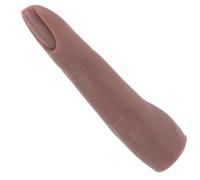 Ipetboom Realistic Nail Practice Finger Bendable Nail Practice Finger Silicone Material Not Easy to Deform Or Break Comfortable Hand Feeling Beginner Personal Use
