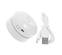 Ipetboom Rechargeable Motion Sensor Wall Lamp with Magnetic Base Small Night Light for Hallway and Stairs Soft Warm LED Illumination with Instant Motion Detection for Indoor Safety and