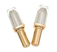 Ipetboom Refillable Nail Polish Bottles 2pcs 10ml Glass Empty Nail Varnish Containers with Brush Caps for DIY Manicure Random Color