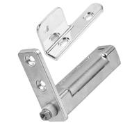 Ipetboom Refrigerator Door Hinge Replacement 2pcs Auto Closing Fridge and Freezer Pivot Hinges 35mm Shaft Distance Without Positioning for Commercial Fridge Door Parts