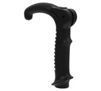Ipetboom Replacement Hiking Stick Handle for Trekking Poles and Walking Sticks, Sturdy Black Plastic Grip Providing Support for Hands and Wrists, for Outdoor Activities and Skiing Supplies