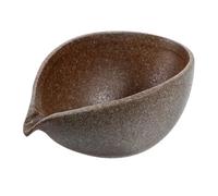 Ipetboom Retro Ceramic Tea Separation Cup for Kung Fu Tea Handmade Marble Glaze Dispenser Family Gatherings