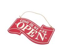 Ipetboom Retro Double Sided Open Closed Sign for Shops Decorative Hanging Door Sign with Wear Resistant Finish Lightweight Store Accessory for Business Status Display