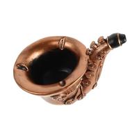 Ipetboom Retro Saxophone Shaped Ashtray for Indoor Use, Stable Weighted Bottom Resin Cigarette Ash Holder, Unique Vintage Tabletop Smoking Accessory for Home and Gatherings