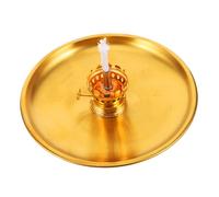 Ipetboom Retro Style Round Cotton Wick for Oil Lamps with Base Vintage Accessory for Kerosene Lamp Assembly Safe and User Friendly Design for Home and Temple Use