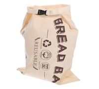 Ipetboom Reusable Cotton Bread Bag with Buckle Closure Food Storage Pouch for Loaf Bread and Fresh Pastries for Bakery Take Gift Packaging