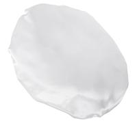 Ipetboom Reusable Soft and Comfortable Hair Shower Cap White for Women with Elastic Band, Waterproof Peva Material, Protect Hair from Getting Wet, for Bath and Travel