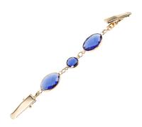 Ipetboom Rhinestone Sweater Clips for Women Cardigan Collar Cinch Clips to Hold Sweaters and Dresses Together Easy to Wear Fashionable Blue Accessories