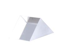 Ipetboom Right Angle Optical Glass Prism 10x10x10mm Small Educational Science Optics for Physics Teaching and Classroom Experiments