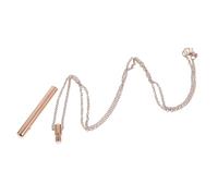 Ipetboom Rose Gold Perfume Bottle Necklace Cremation Pendant Bone Ash Necklace Memorial Cinerary Urn Pendant Keepsake Jewelry for Remembering Loved Ones