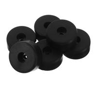 Ipetboom Rubber Feet for Speaker Cabinets Isolation Feet Vibration and Noise Reduction Height Enhancement Audio Equipment Accessories for Amplifiers Black