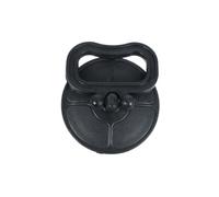 Ipetboom Rubber Sink Stopper Black for Kitchen Bathroom Laundry Tub Drain Plug Seal Flat Cover Water Stopper Safe for Easy to Clean
