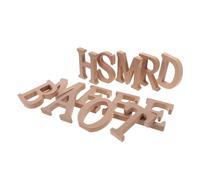 Ipetboom Rustic Handcrafted Walnut Wood Letters Dream Home Freestanding Alphabet Blocks for Farmhouse Entryway Wall Sign DIY Wooden Home Decor for Shelf Mantel