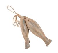 Ipetboom Rustic Handmade Wood Fish Decor for Nautical Wall Hanging Natural Wooden Finish Ornaments for Beach House Lake Cottage Fishing Cabin Coastal Theme Versatile Craft Decorations