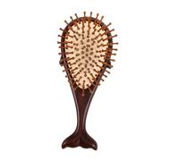 Ipetboom Sandalwood Wooden Scalp Massage Comb Wide Tooth Hair Brush for Women Detangling Smoothing Natural Wood Hair Massager Scalp Exfoliation and Shine Enhancer