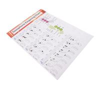 Ipetboom Saxophone Chord Chart Large Poster Sax Reference Fingering Guide for Beginners Paper Material Practical Learning Tool for Alto Tenor Soprano Sax Players