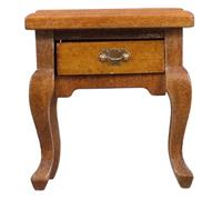 Ipetboom Scale Miniature Nightstand for Bedroom Living Room Accessories Compact Design Versatile Furniture for Dollhouse Settings