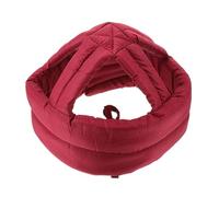 Ipetboom Senior Adult Anti-collision Head Protection Cap with Chin Strap, Thick Padding Fall Prevention Helmet for Elderly, Adjustable Protective Beanie for Post-surgery Safety