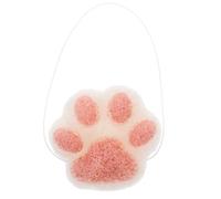 Ipetboom Shower Sponge Pouf Bath Ball Cartoon Cat Claw Shape Hydrophilic Polyurethane Relax Body Suspended to Dry Bathing Accessories for Skin and Body Care