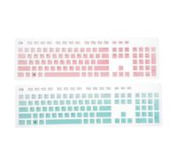 Ipetboom Silicone Keyboard Skin Cover 2Pcs Compatible with Dell Laptop and Desktop Keyboards Dustproof Lightweight for Home Office Random Color