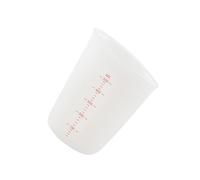 Ipetboom Silicone Measuring Cup DIY Resin Glue Beaker Visible Semi- Liquid Container with Dual Scale for Chocolate Melting Kitchen and Baking Measurement