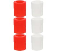 Ipetboom Silicone Molds with Easy Release 6pcs Reusable Shot Glass Maker and Assorted Colours for Whiskey Glass Ice Tray Party Use