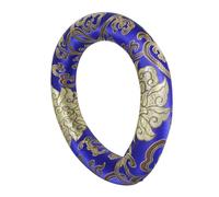 Ipetboom Silk Meditation Singing Bowl Cushion Pad Blue Sound Bowl Mat for Buddhist Instruments Cushion Nepal Handmade Yoga Sound