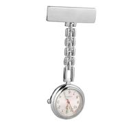 Ipetboom Silver Nurse Pocket Watch with Zinc Alloy Case, Easy to Fix and Not Easy to Come, Simple Design Suitable for Medical Professionals