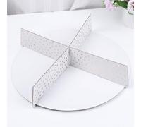 Ipetboom Single-Tier Gold Foil Dot Paper Cake Stand Disposable Cupcake Display Tray for Birthday Party Dessert Serving