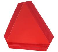 Ipetboom Slow Moving Vehicle Warning Sign Reflective Triangle Board with Red Reflective Strips for Car and Truck Rear Safety at Night