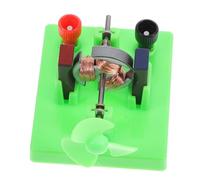 Ipetboom Small Dc Motor Model Kit for Science Experiment Classroom Laboratory Interactive Open Structure Electrical Machinery for Hands Learning and Motor Function Exploration