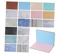Ipetboom Small Food Photography Backdrops Kit with Carry Bag and Clips Lightweight Sturdy Tabletop Background Boards for Mini Product Shoots Creative Patterns for Indoor Outdoor Use