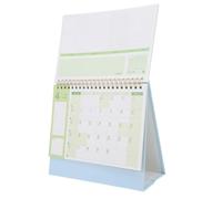Ipetboom Small Standing Desk Calendar Creative Monthly Planner with Daily Habit Tracker Paper Flip Desktop Organizer for Home Office Decor and Yearly Schedule Display