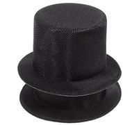 Ipetboom Snowman Hat 2pcs Small Hat Festival Hat My Life Doll Accessories Small Top Hats Party Supplies for Diy Christmas Doll Mini Black Top Hat Mini Tops Hats for Crafts Small Hats