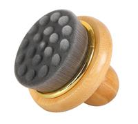 Ipetboom Soft Bristle Cat Paw Bath Brush for Boys and Girls and Babies, Mushroom Style Back Scrubber Gentle Black Bristles, Body Cleaning and Exfoliating Shower Brush for Sensitive Skin