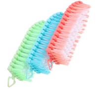 Ipetboom Soft Nail Duster and Nail Scrubber Brush 3Pcs Set with Flexible Ergonomic Handle Multi-Purpose Manicure Cleaner Kit for Home and Salon Use