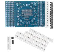 Ipetboom Soldering Practice Kit Sturdy Blue Circuit Board Set with 125 Components and 274 Solder Joints PCB Board and Skill Training for DIY Soldering Projects for Electronic Enthusiasts