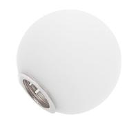 Ipetboom Spherical Frosted Glass Hanging Lamp Shade with Screw Base for Pendant Lights and Chandeliers Soft Diffused Light Replacement Globe Shade for Modern Home